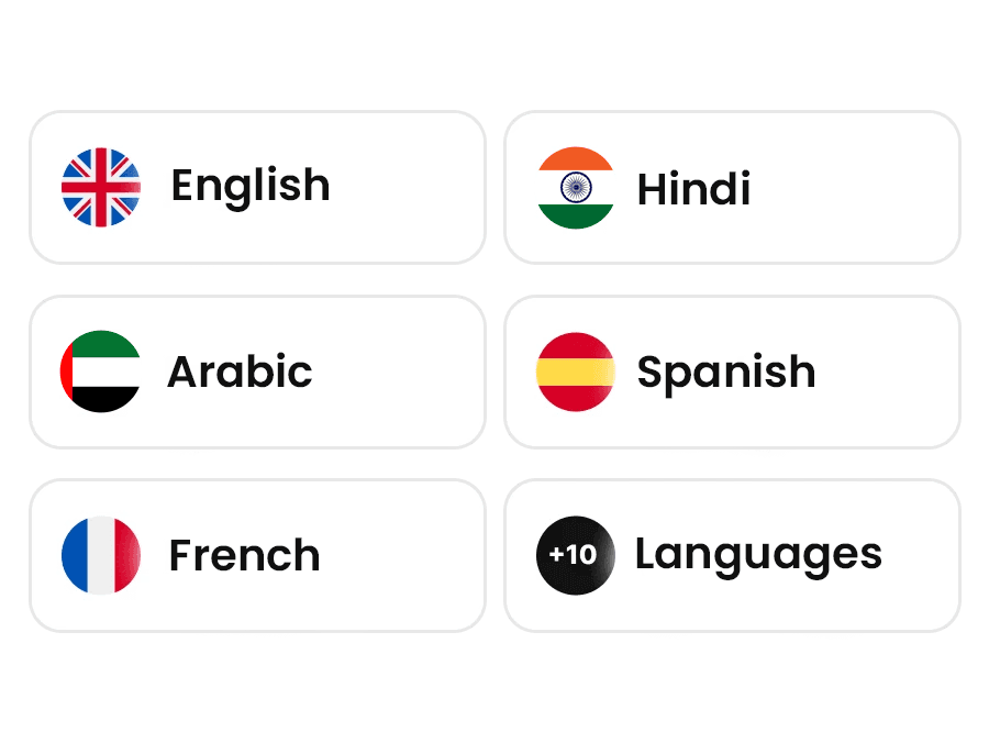 Multilingual support